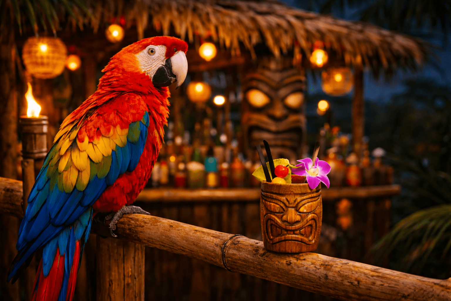 Coffee Sipping Escape: Tiki Bars Worldwide - Tropics Lifestyle Coffee