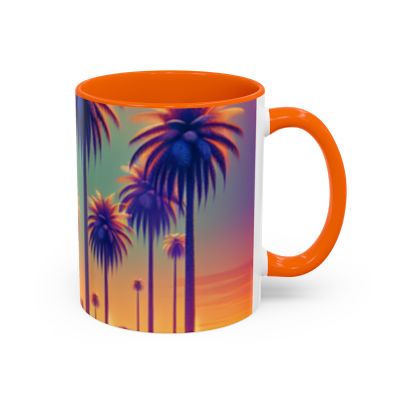 Accent Color & Rim Coffee Mugs