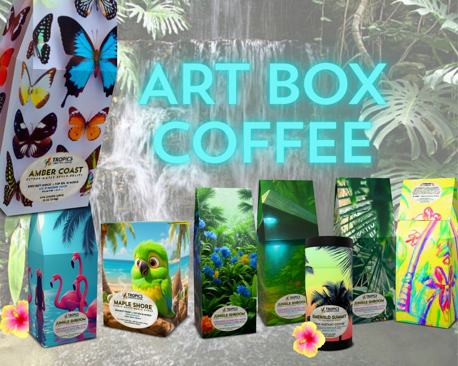 All Art Box Coffee Products - Tropics Lifestyle Coffee