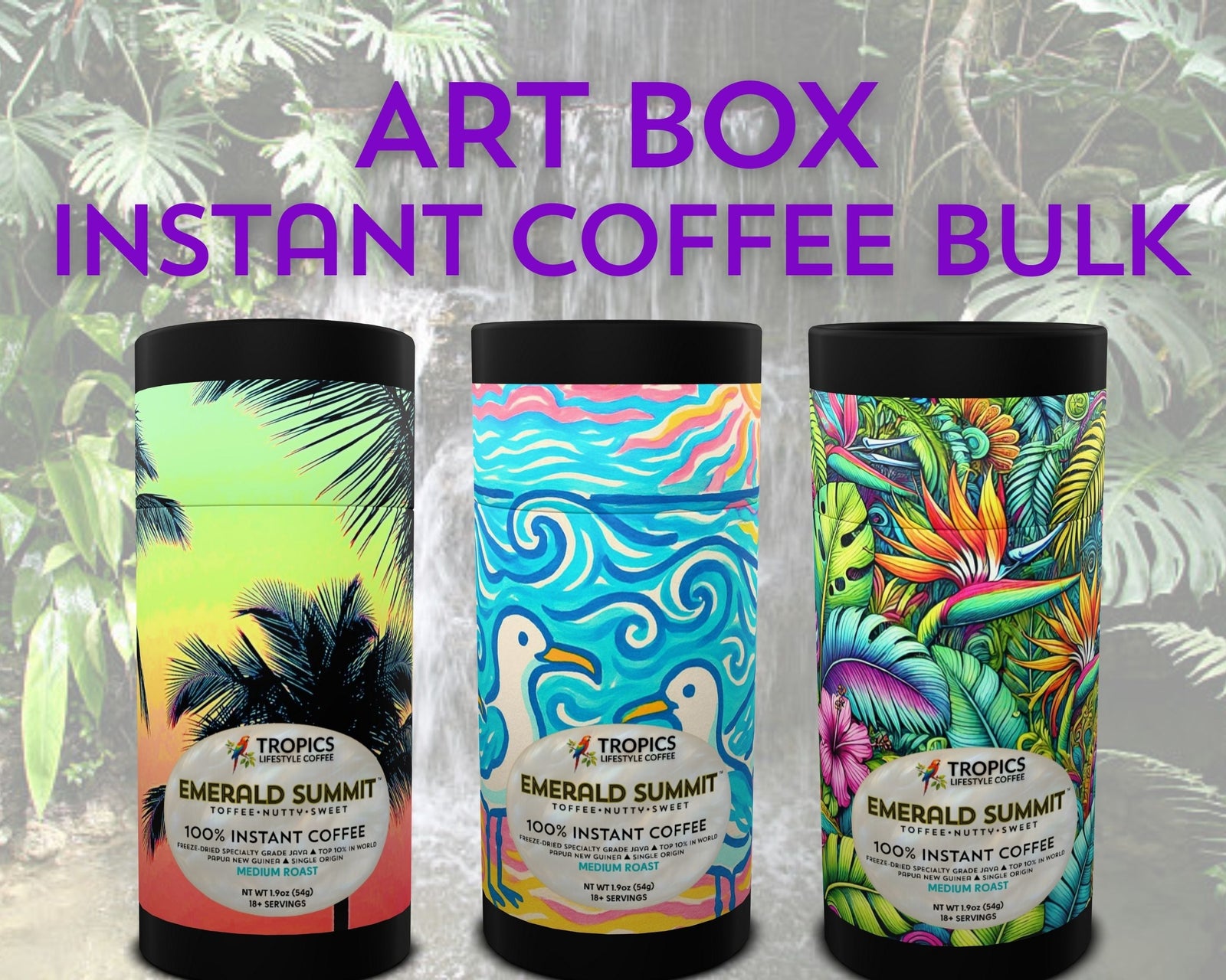 Art Box Instant Freeze-Dried Coffee - Tropics Lifestyle Coffee