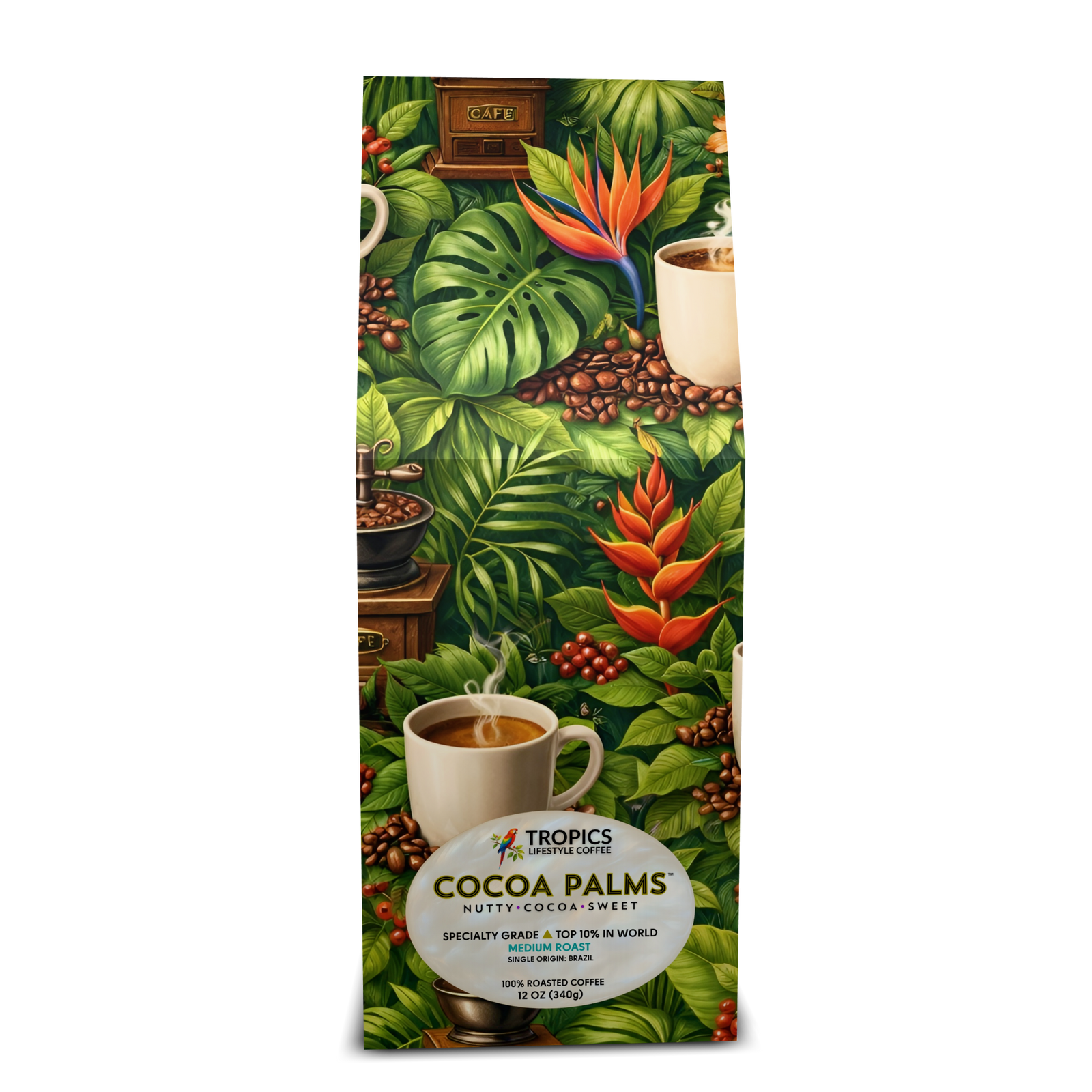 All Cocoa Palms Art Box Coffee