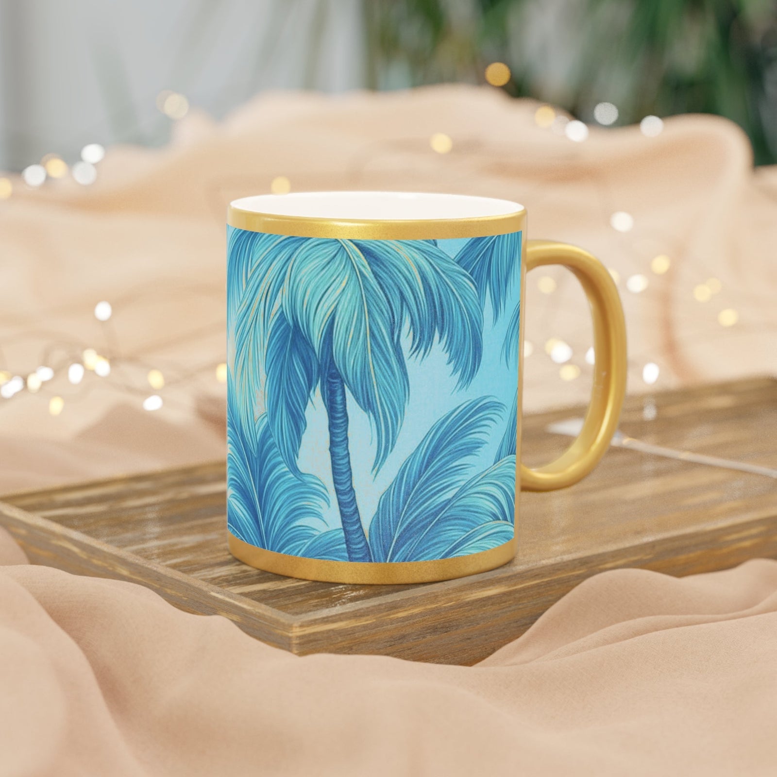 Metallic-Look Coffee Mugs - Tropics Lifestyle Coffee