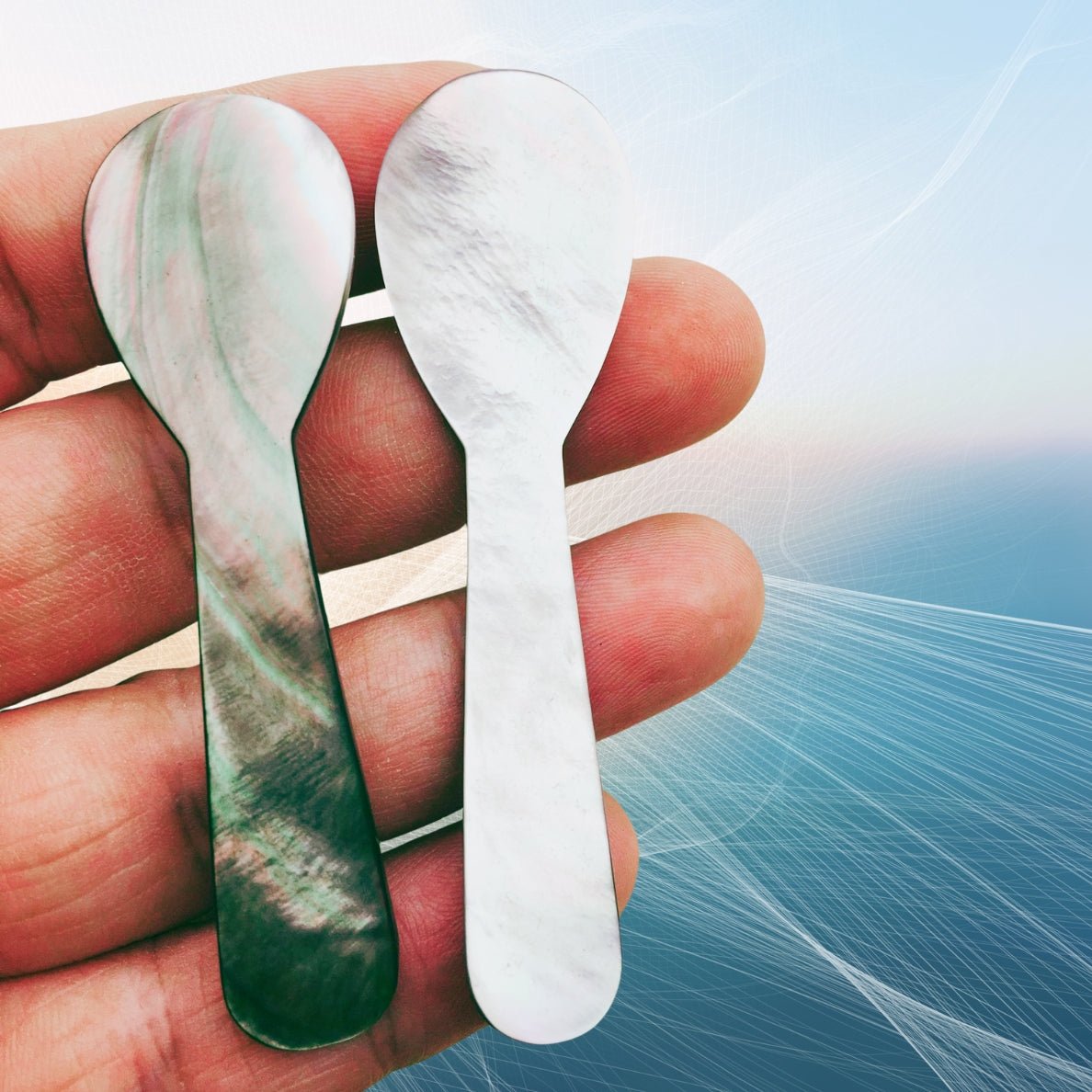 Mother of Pearl Coffee Spoons - Tropics Lifestyle Coffee
