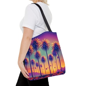 Sunset Palms Tote Bag - 3 Sizes