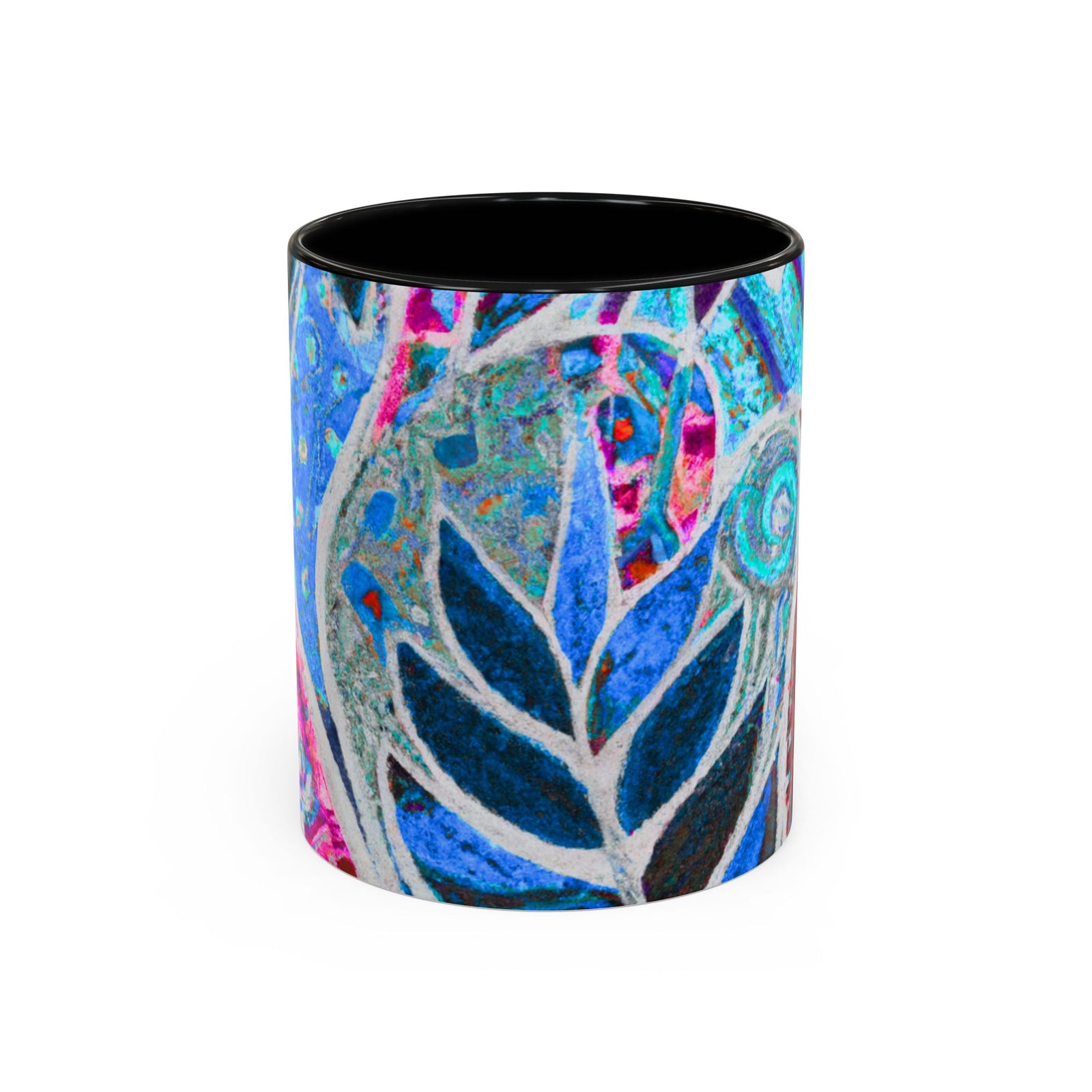 Accent Coffee Mug (11, 15oz), 8 Colors - Amazon Whimsy, blue