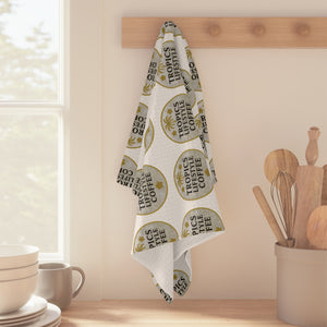 Microfiber Coffee/Tea Towel - MOP Logo, White