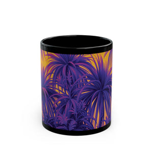 Black Coffee Mug - Tiny Palm Island Pop