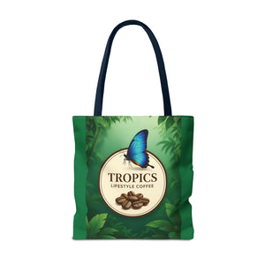 Branded Coffee Butterfly Tote Bag - 3 Sizes