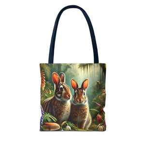 Tropical Sumatran Rabbits Tote Bag - 3 Sizes