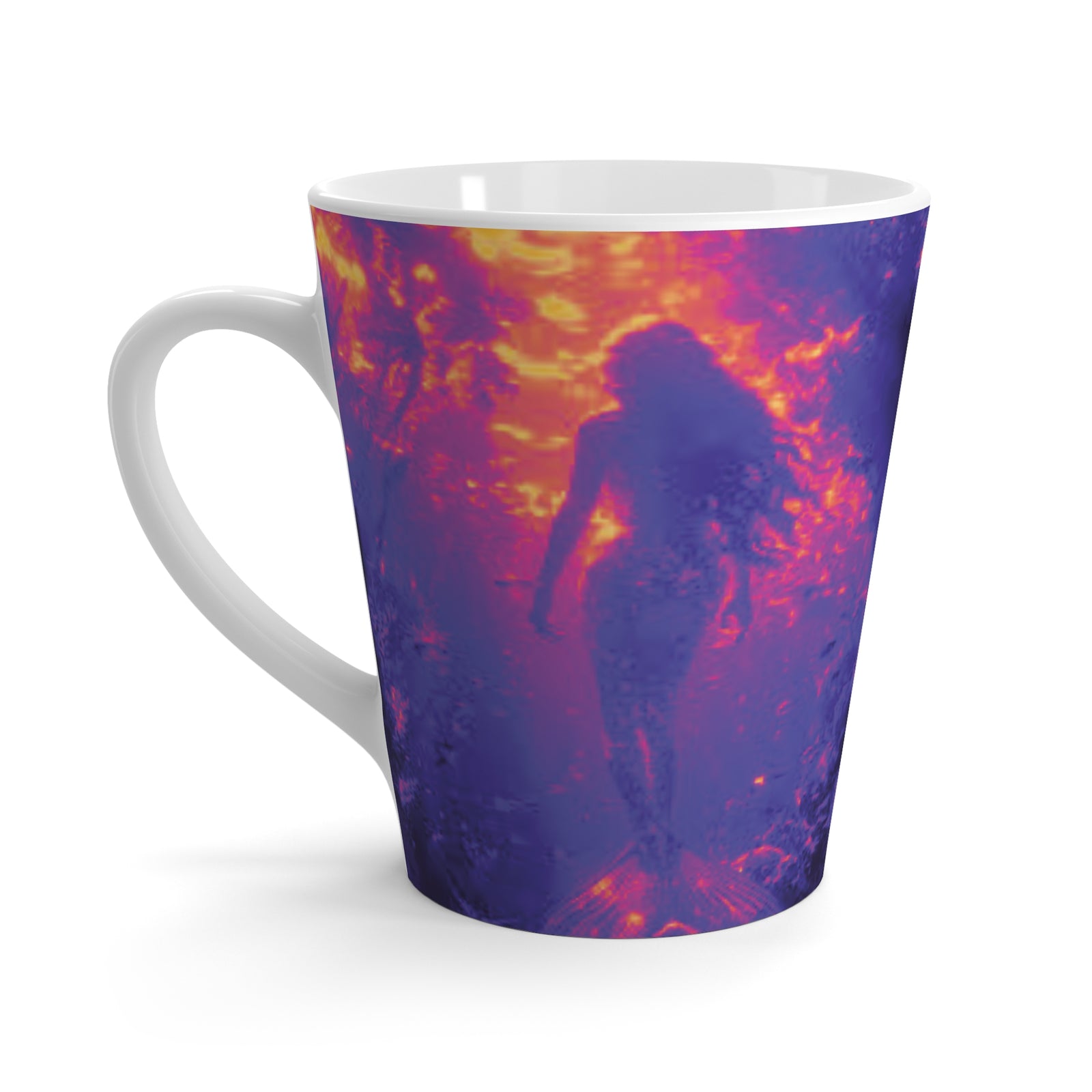 Latte White Mug - Mermaid Adventure/Pop