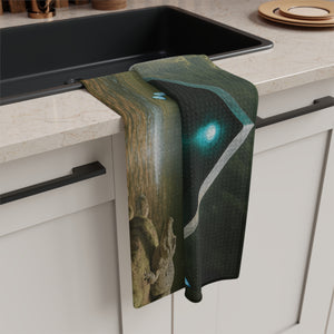 Tropical Microfiber Coffee/Tea Towel – UFO & Waterfall