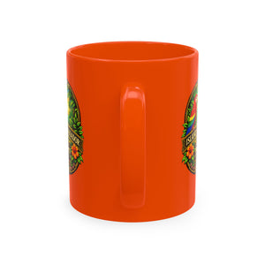 Tropical Parrot Coffee Mug — "Island Ambassador" Ceramic Cup
