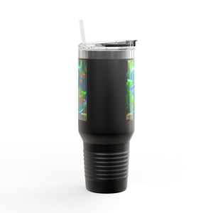 Insulated Travel Mug, 40oz / Tropical Fish Bowl #1 - Perfect for Outdoor Adventures