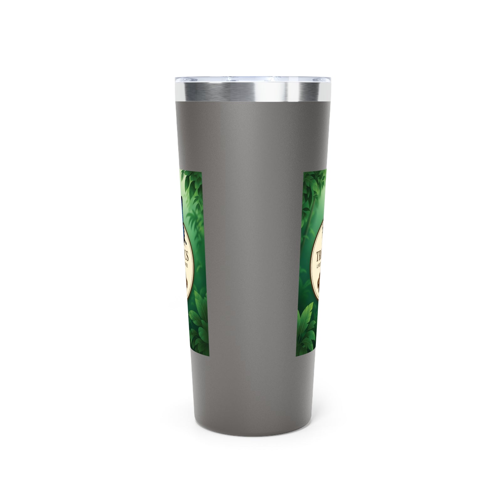 22oz Insulated Tumbler/Vacuum Copper Travel Cup — Tropics Lifestyle Coffee, Butterfly