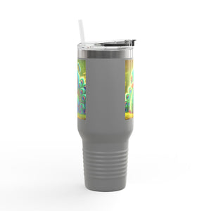 Insulated Travel Mug, 40oz / Baby Peacock - Perfect for Outdoor Adventures
