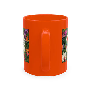 Tropical Coffee Mug, 11 oz — Ceramic Tropics Lifestyle Coffee Colorful Logo