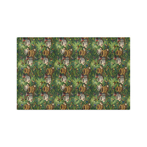 Tropical Microfiber Coffee/Tea Towel –Hummingbirds & Coffee