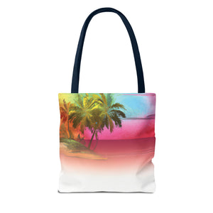 Watercolor Sunset Tote Bag - 3 Sizes