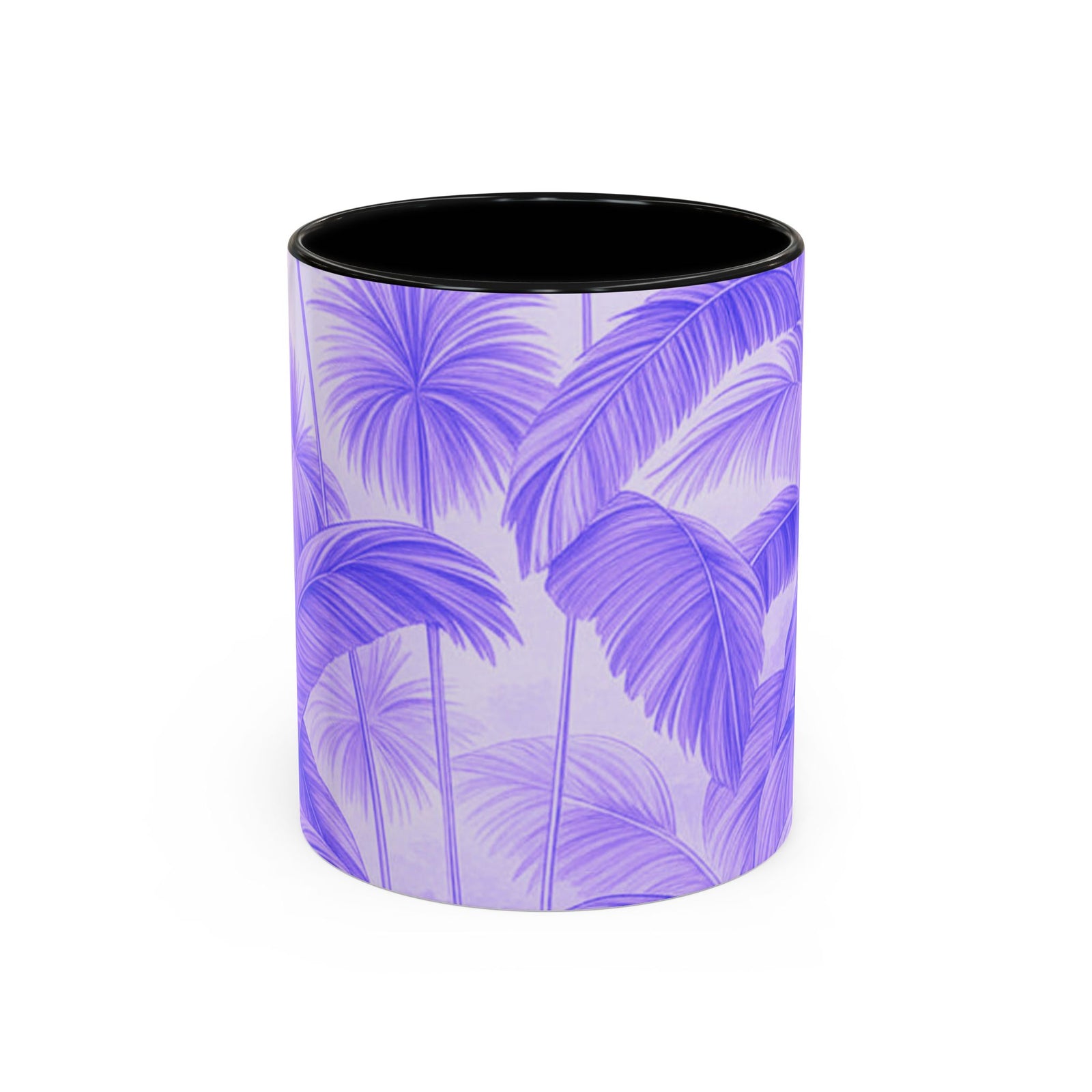 Accent Coffee Mug (11, 15oz), 8 Colors - Palm Serenity, Lilac