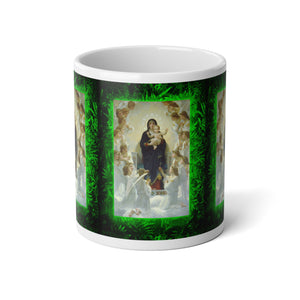Religious Jumbo Mug, 20oz, Queen of the Angels | Tropical Coffee Cup