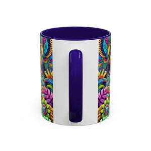 Accent Color Coffee Mug, Many Colors - 11oz & 15oz / Rainforest Music