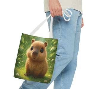 Baby Capybara Tote Bag - 3 Sizes