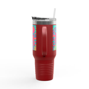 Insulated Travel Mug, 40oz / Kraken Joe, Red - Perfect for Outdoor Adventures