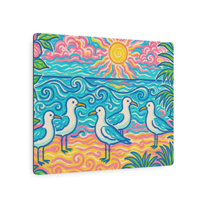 Metal Art Sign/Wall Decor ~ Seagulls on the Beach