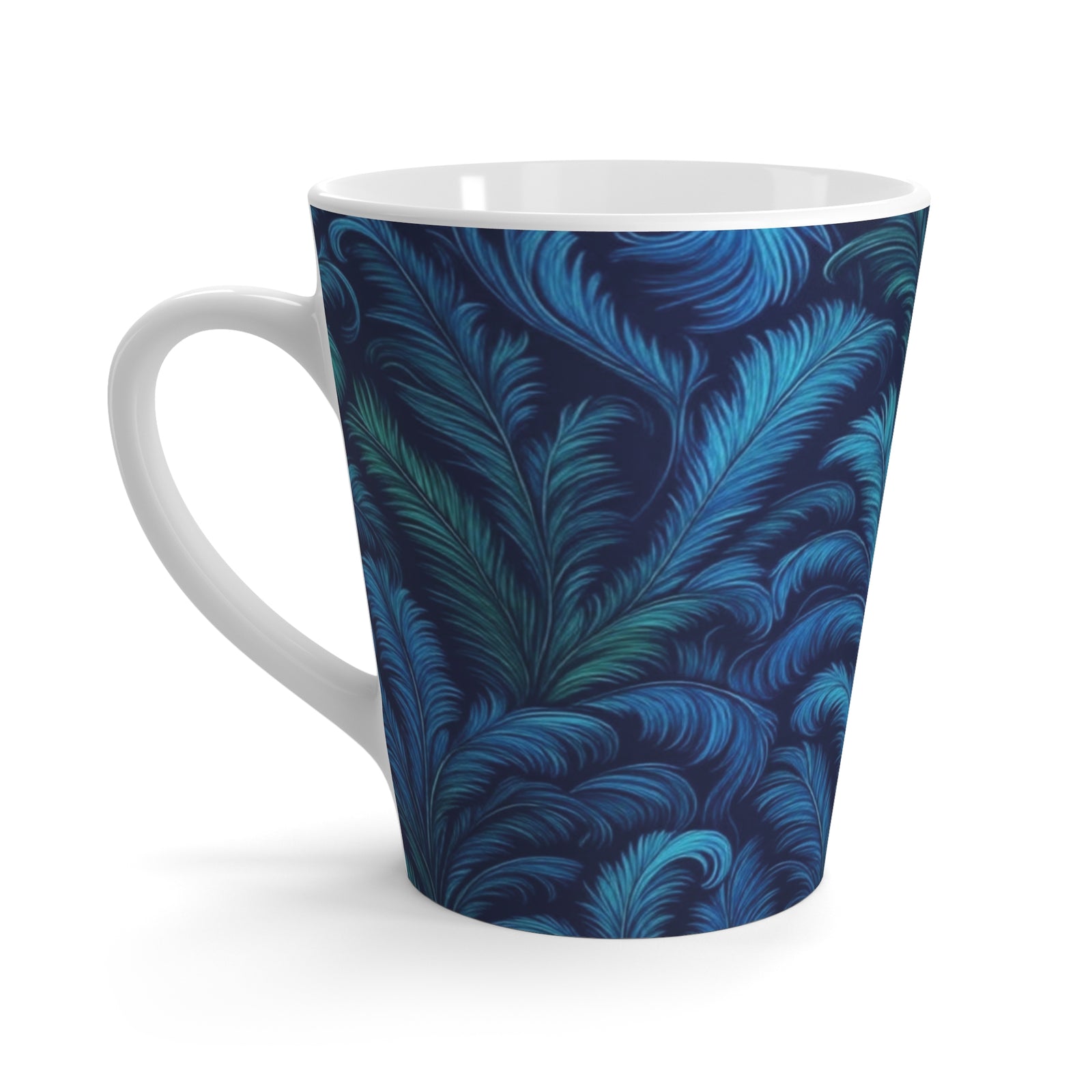 Latte White Mug - Perfect for Coffee Enthusiasts / Rocco Deep Ocean
