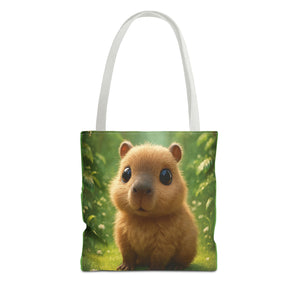 Baby Capybara Tote Bag - 3 Sizes
