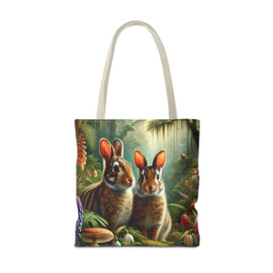 Tropical Sumatran Rabbits Tote Bag - 3 Sizes