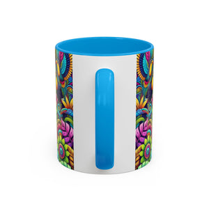 Accent Color Coffee Mug, Many Colors - 11oz & 15oz / Rainforest Music