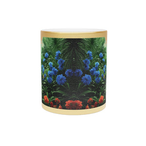 Tropical Metallic Mug, Gold or Silver - After a Rainforest Rain