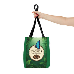 Branded Coffee Butterfly Tote Bag - 3 Sizes