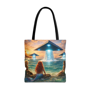 UFOs & Mermaids Tote Bag - 3 Sizes