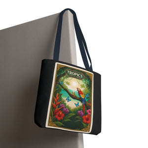 Tote Bag — Parrot Friends at Seashore, TLC Logo