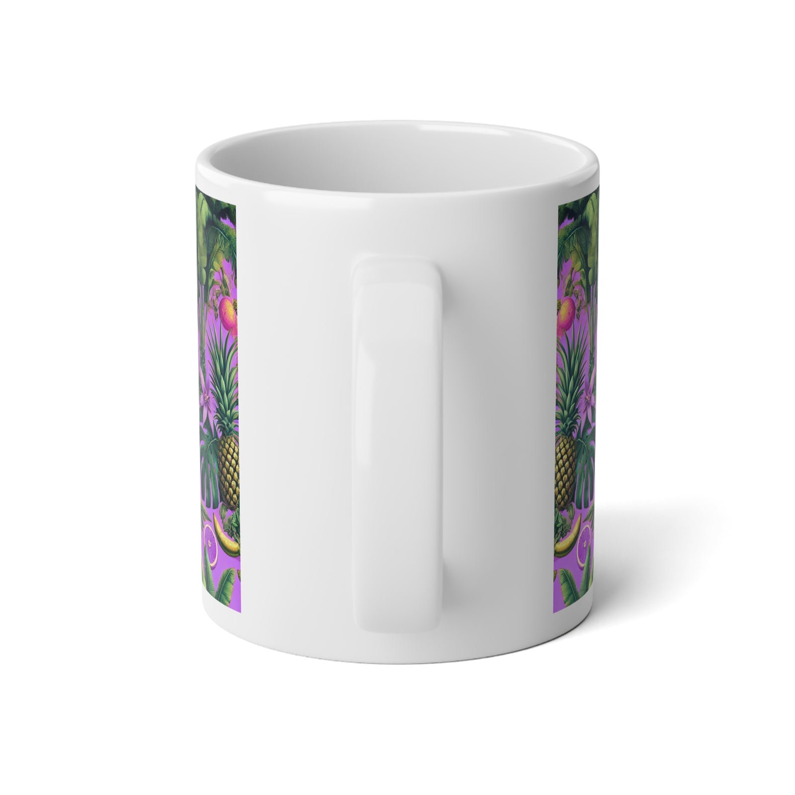 Jumbo Mug, 20oz, More Tropical Fruit Lilac | Tropical Coffee Cup