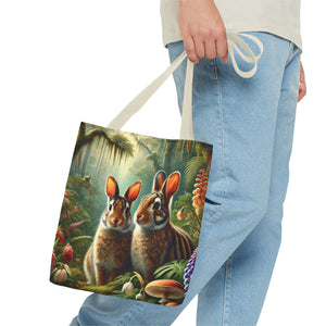 Tropical Sumatran Rabbits Tote Bag - 3 Sizes