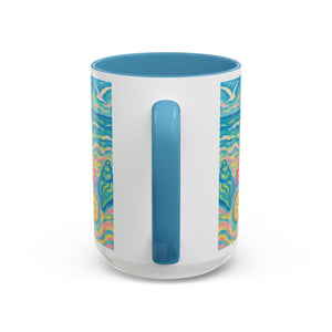 Copy of Accent Coffee Mug (11, 15oz), 8 Colors - Glow Seashells