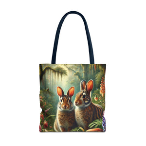 Tropical Sumatran Rabbits Tote Bag - 3 Sizes