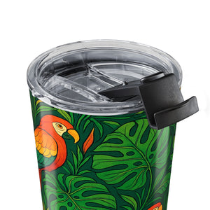 20oz Tumbler - Red Parrot Family Insulated Travel Cup