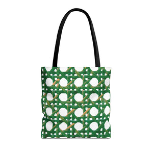 Beach Chair Wicker/Green Tote Bag - 3 Sizes