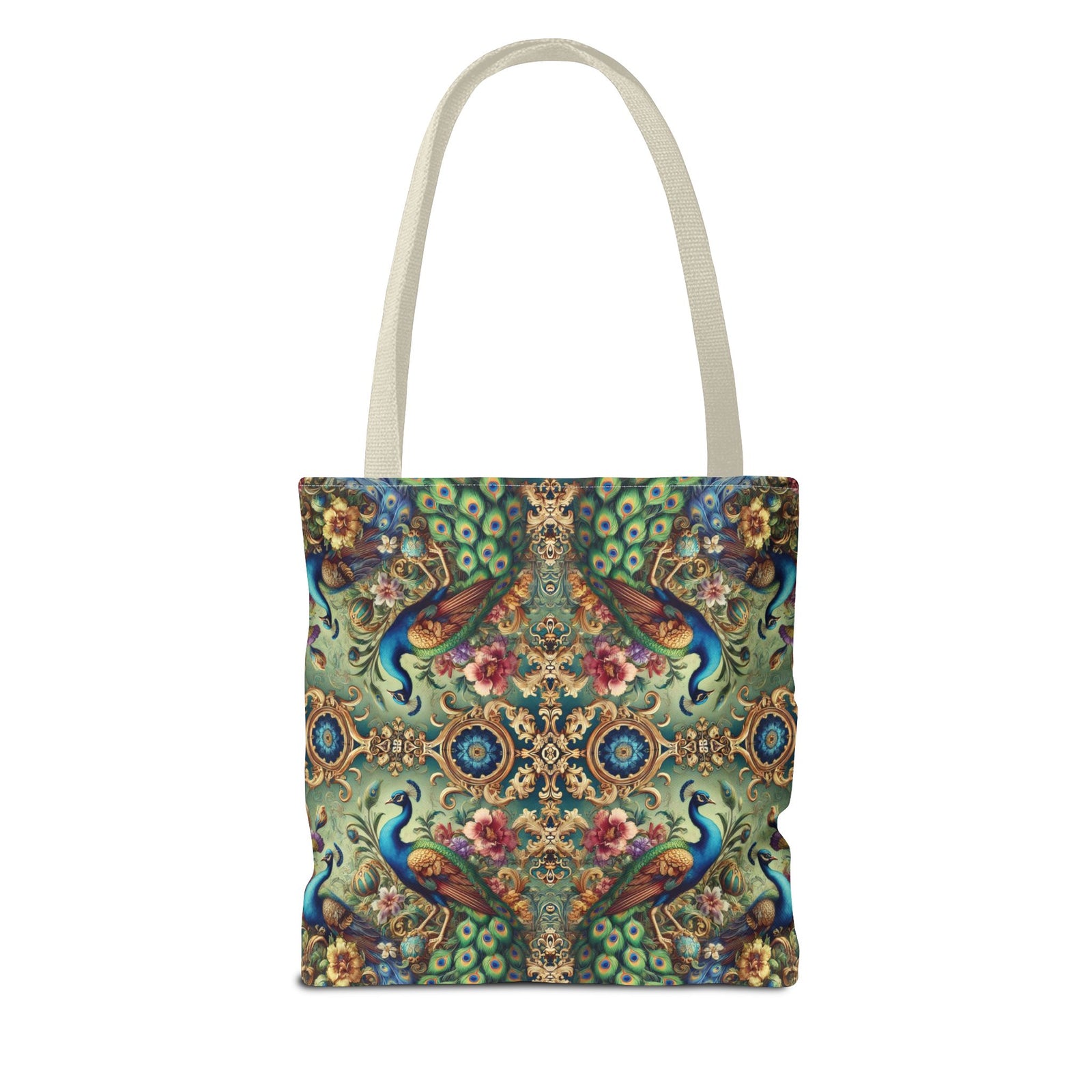 Kaleido Peacock Royals Tote Bag - 3 Sizes