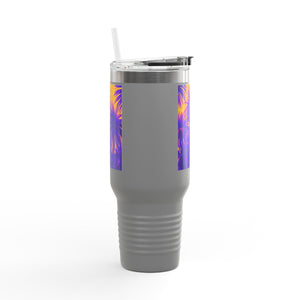 Tiny Palm Island/Palm Insulated Travel Mug - 40oz - Perfect for Outdoor Adventures