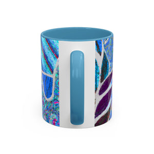 Accent Coffee Mug (11, 15oz), 8 Colors - Amazon Whimsy, blue