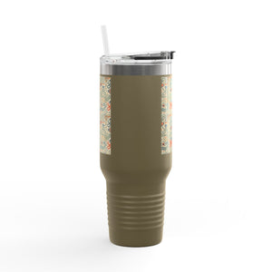 Insulated Travel Mug, 40oz / Mid-Century Octopus - Perfect for Outdoor Adventures