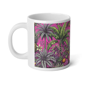 Jumbo Mug, 20oz, Tropical Fruit Pink | Tropical Coffee Cup