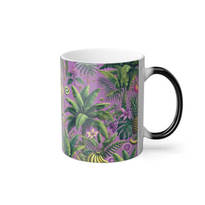 Color Morphing Mug, 11oz, More Tropical Fruit/Deep Lilac