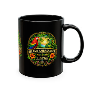 Tropical Parrot Coffee Mug — "Island Ambassador" Ceramic Cup