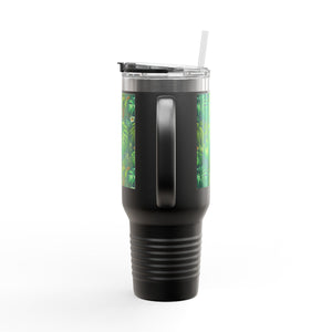 Insulated Travel Mug, 40oz / Rainforest Greenery - Perfect for Outdoor Adventures
